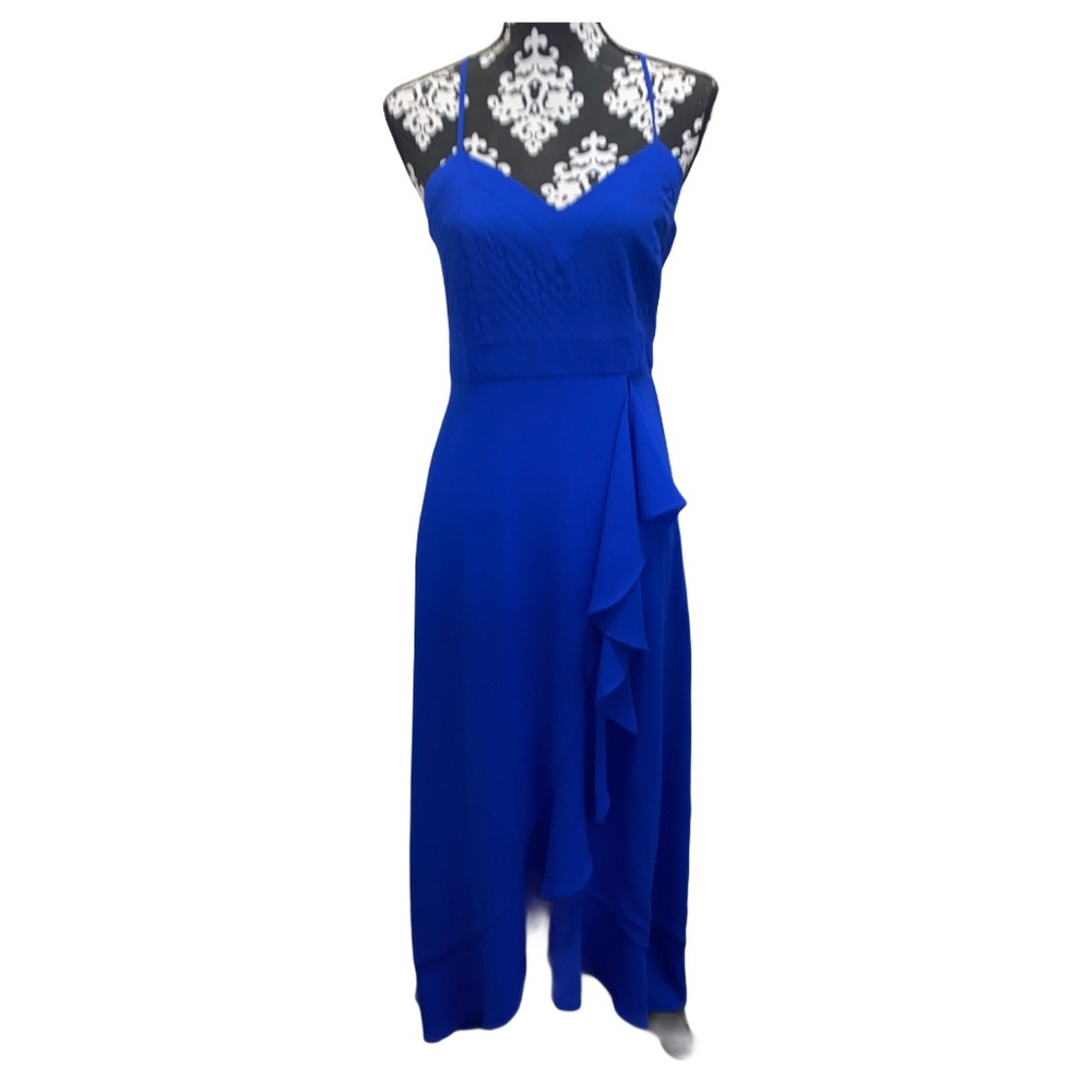 Badgley Mischika Ruffled Gown Sweetheart Dress